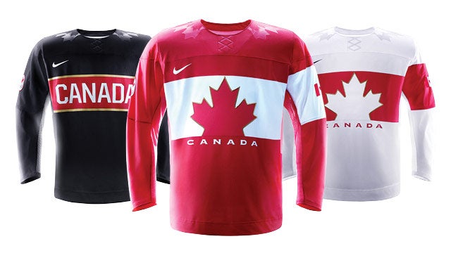 Team Canada jersey for 2014 Olympic 