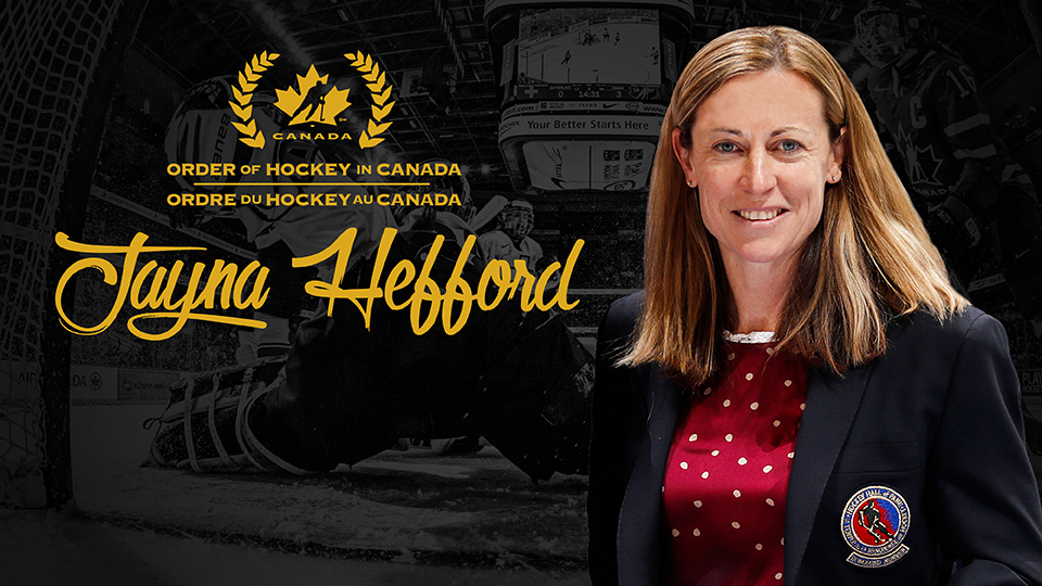 Jayna Hefford turned her passion into a golden career. 