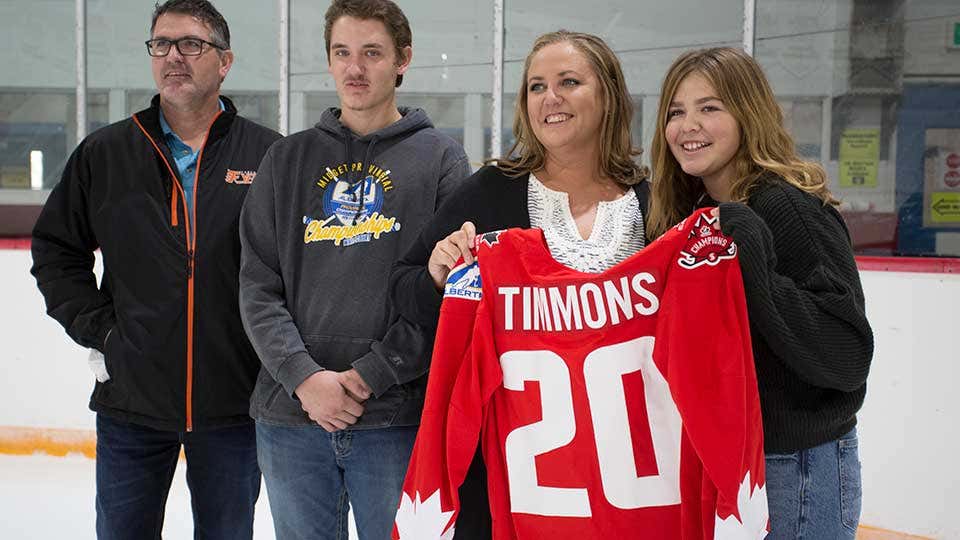 hockey canada champion chantel timmons