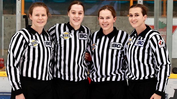 All female officiating team