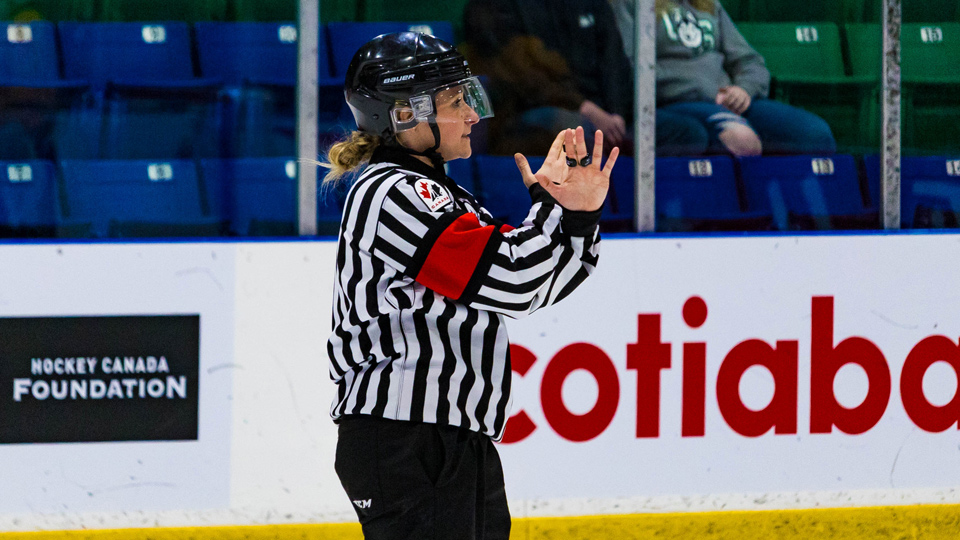 Meet the women striving to become NHL's first female officials