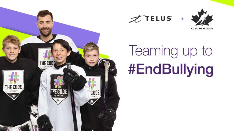 telus the code eberle kids team up e