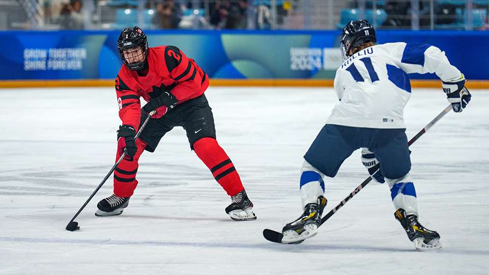 Hockey Canada Photos - 2024 Winter Youth Olympic Games: FIN 5 – CAN 4 (SO)  (Bronze)