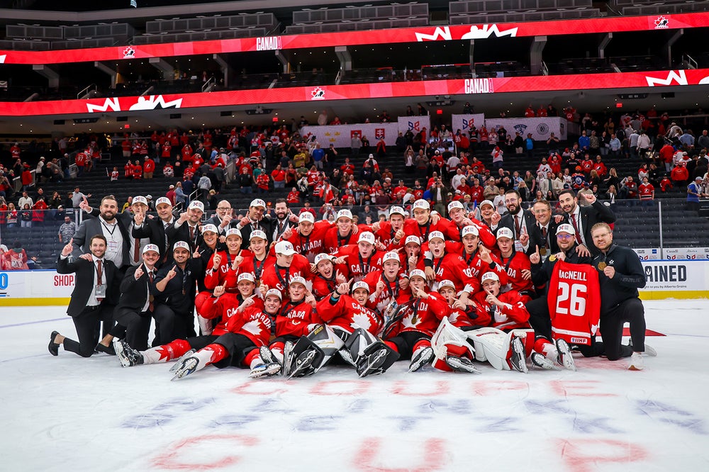 Canada wins gold at 2026 Hlinka Gretzky Cup | Hockey Canada