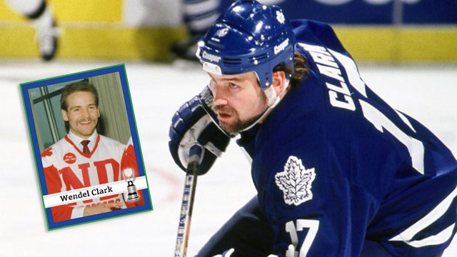 Aside from his physical style of play, Wendel Clark was also known