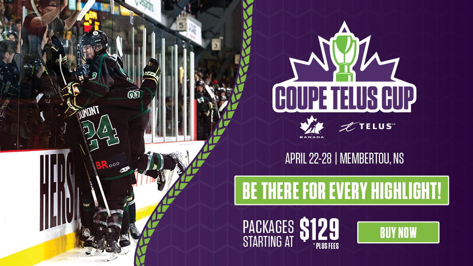 Ticket packages for the 2024 TELUS Cup 