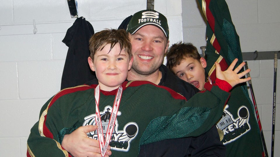 Tao and his dad, Joel.