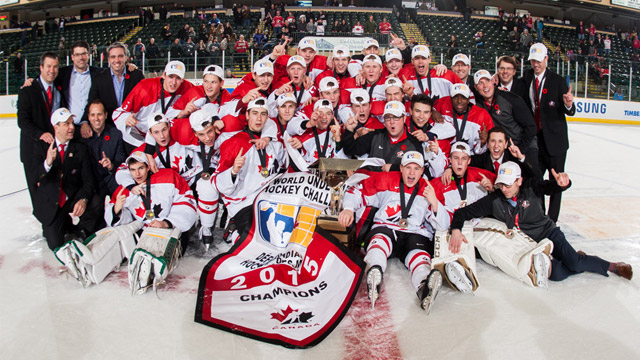 Team Canada White Wins Gold Medal At 2015 World Under-17 Hockey 