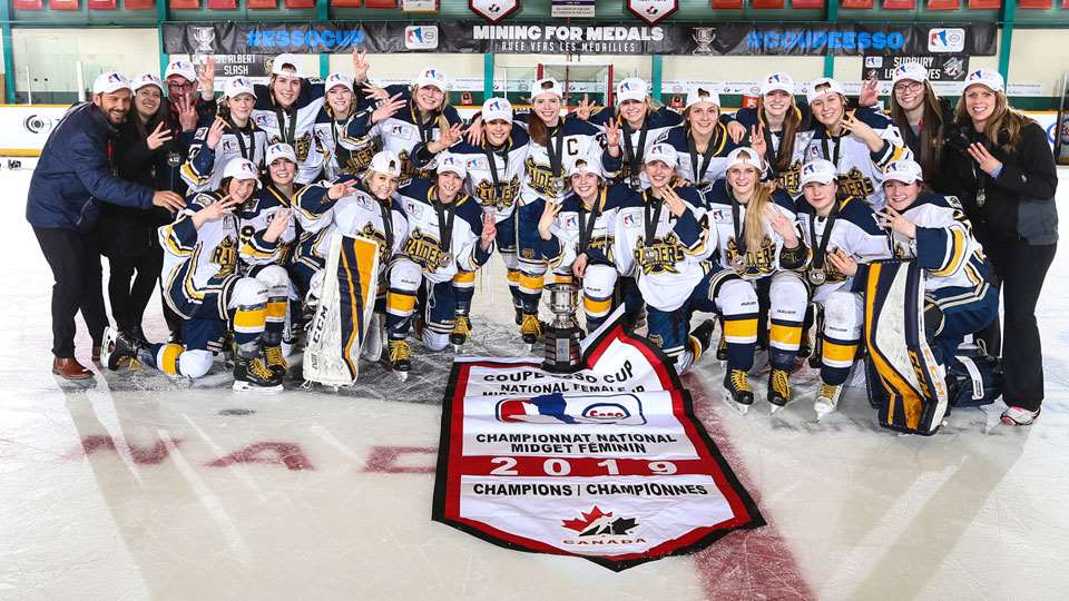 2019 esso cup st albert gold medal team photo