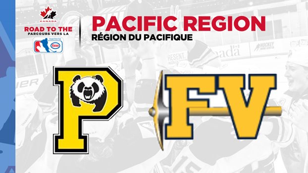 Edmonton Pandas and Fraser Valley Rush logos