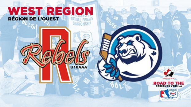 Regina Rebels and Winnipeg Ice logos