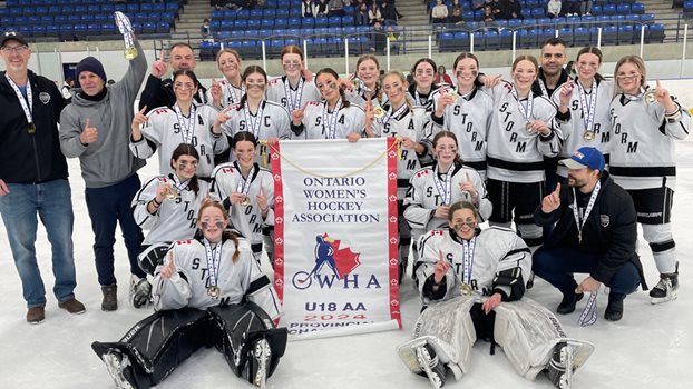 North York Storm after winning the OWHA Provincials.