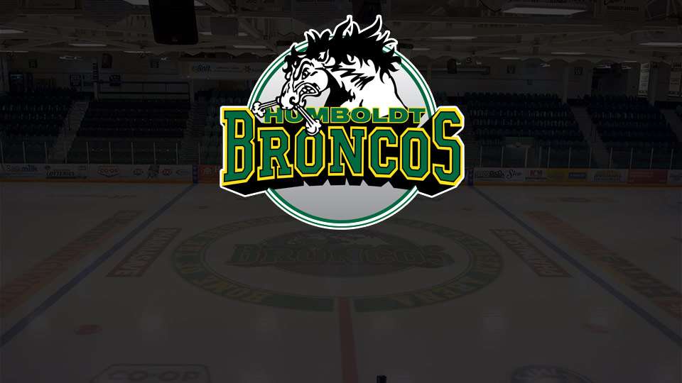 Hockey parents and fans line up to have Humboldt Broncos logo