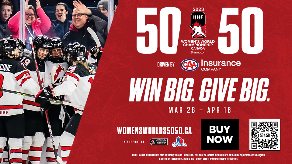 Women’s Worlds 50/50 tickets on sale now