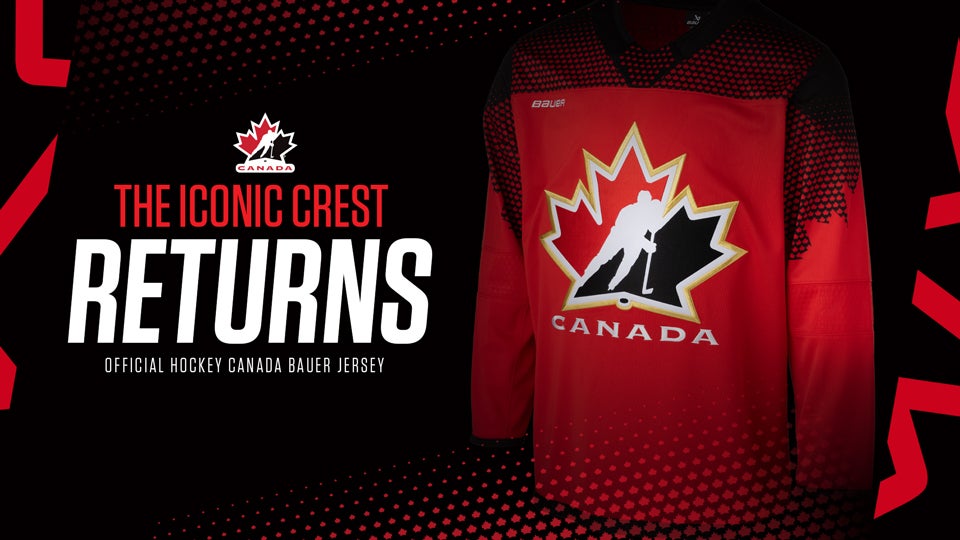 Iconic Hockey Canada crest returns on official Bauer jersey | Hockey Canada