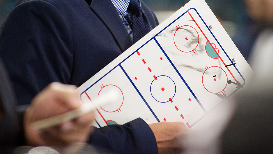 Hockey coach discount board