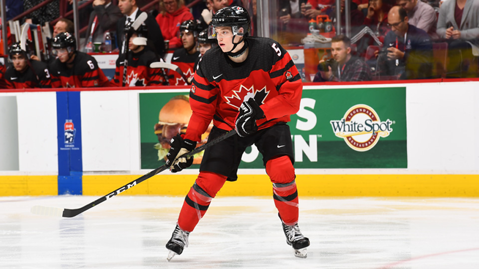 2018 Team Canada IIHF Winter Olympics WJC Hockey Reversible Beanie Toque 