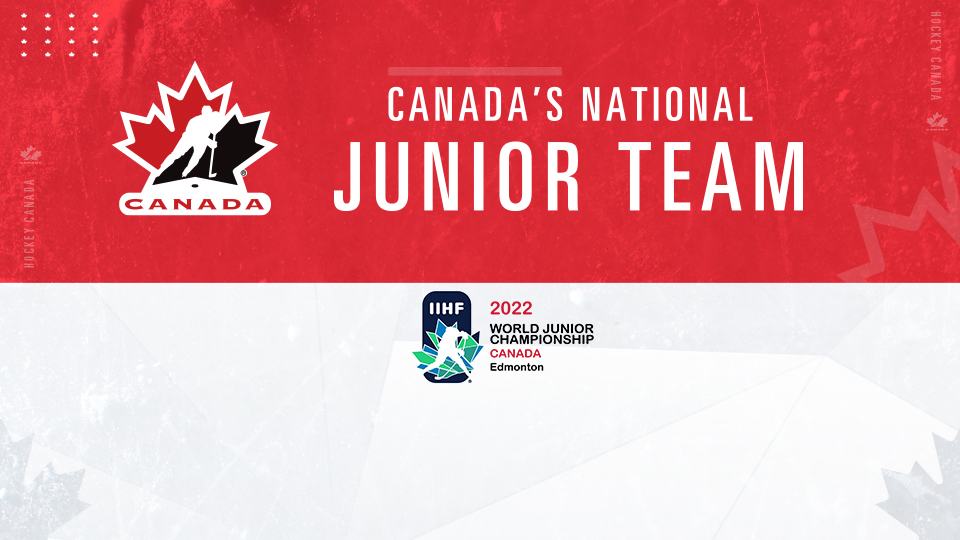 22 Players to Represent Canada at 2023 IIHF World Junior