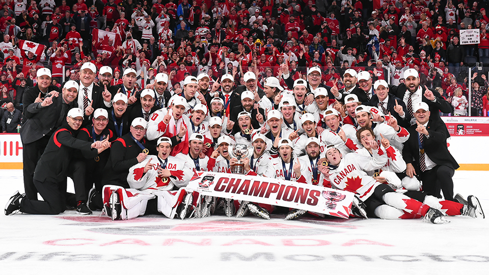 Canada Wins Gold At 2023 IIHF World Junior Championship Hockey Canada   2023 Wjc Jan 5 Can Celebration 