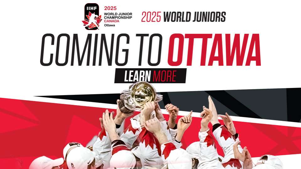 Ottawa to host 2025 IIHF World Junior Championship