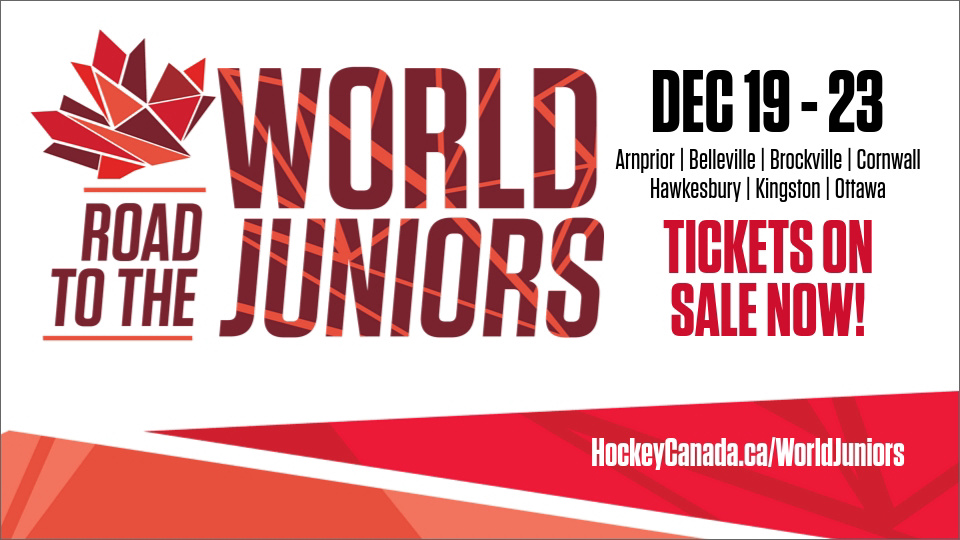 Road to World Juniors schedule unveiled Hockey Canada