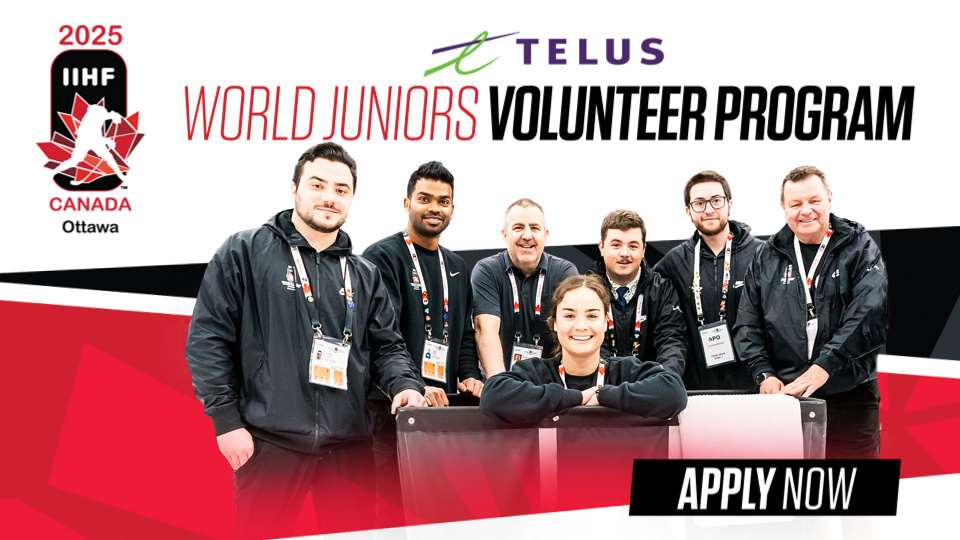 TELUS World Juniors Volunteer Program