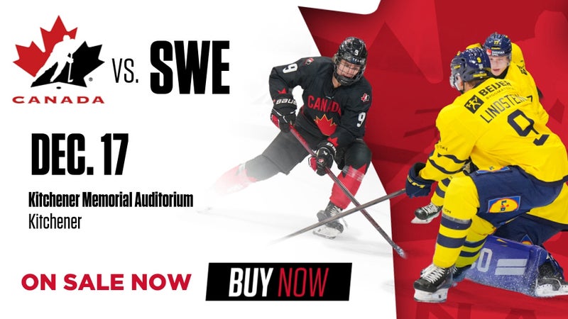 Canada vs. Sweden tickets in Kitchener ON