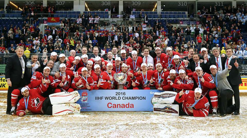 Znalezione obrazy dla zapytania team canada world champions 2016