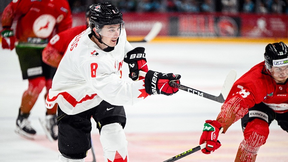 Blais scores 2 as Canada downs Germany 5-2 for record 28th title at hockey  worlds