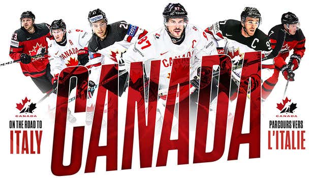 Sam Reinhart, Nathan MacKinnon, Brayden Point, Sidney Crosby, Connor McDavid and Cale Makar.