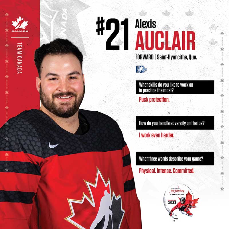 Player Profile - Alexis Auclair 