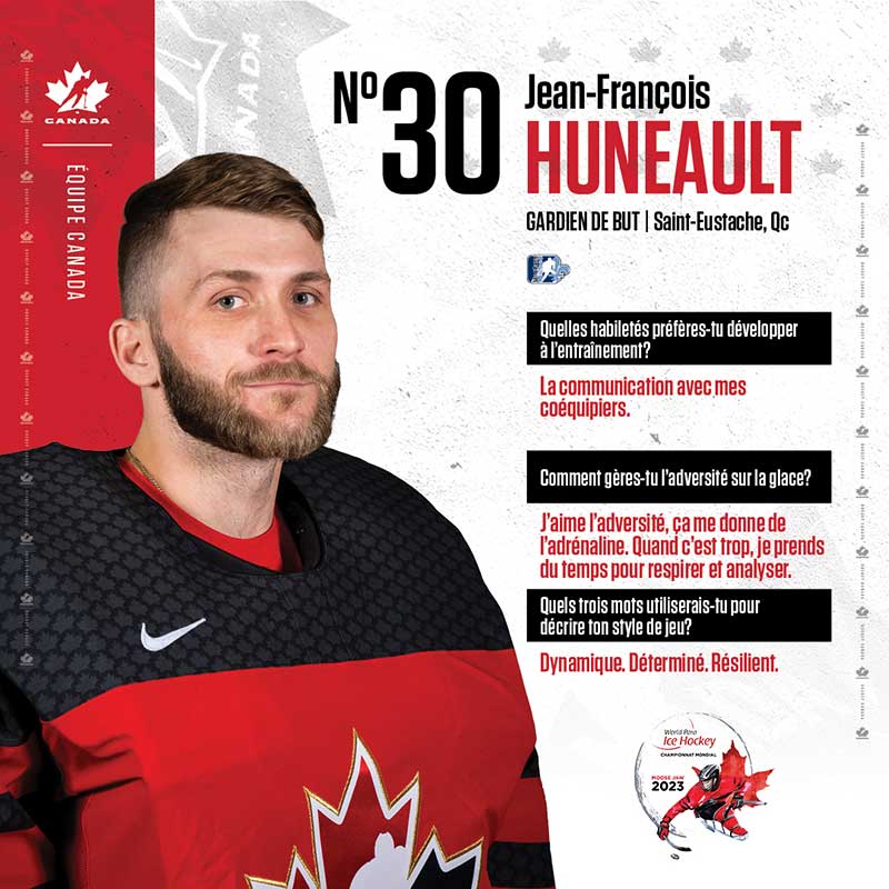 Profils de joueurs - Jean-Francois Huneault