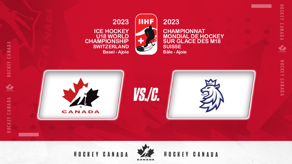 Pasaules U18 priekšskatījums: Kanāda pret Čehiju