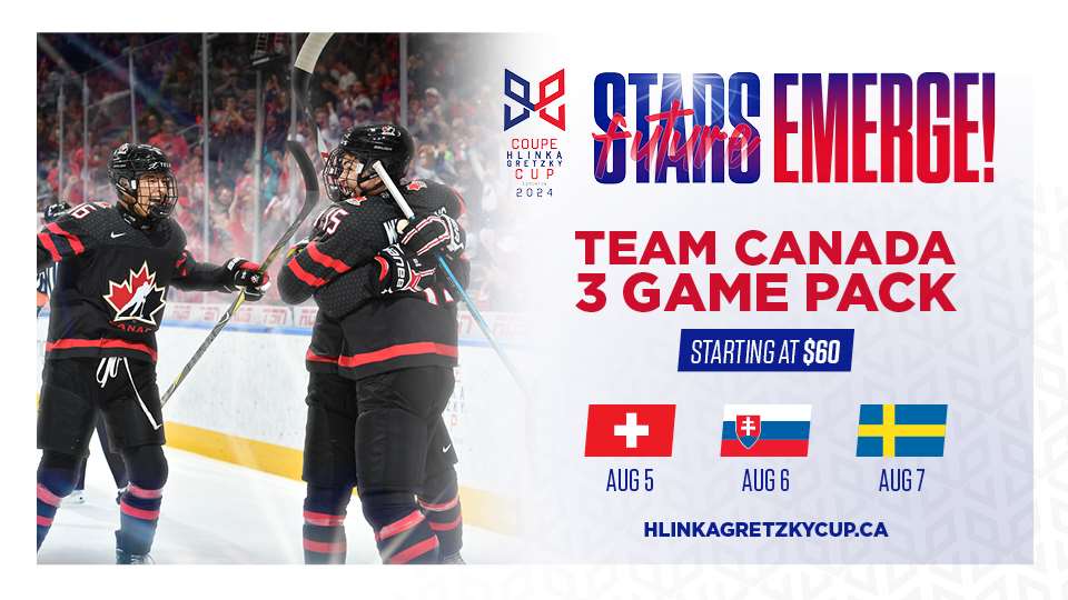 Tickets on sale for Hlinka Gretzky Cup