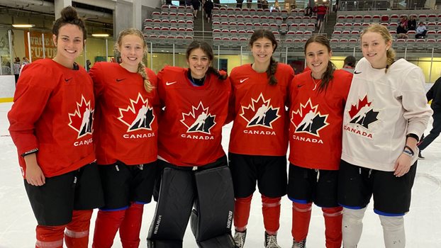 Six Etobicoke Dolphins on Canada’s National Women’s Under-18 Team
