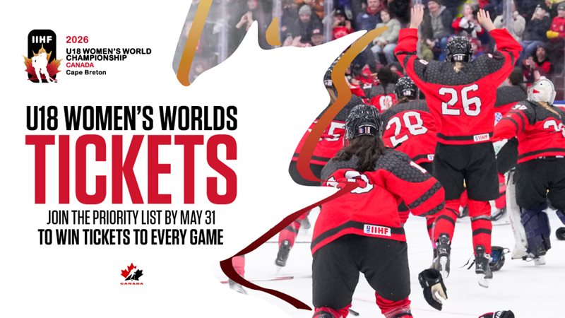 2026 IIHF U18 Women’s World Championship from Jan. 8-18, 2026